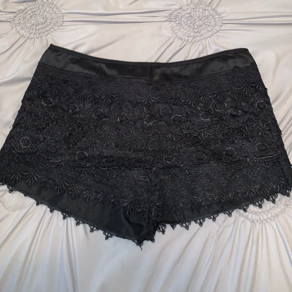 Black Lace Shorts